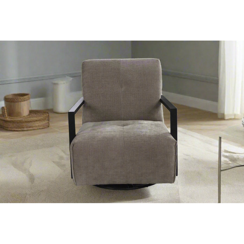 Fauteuil pivotant moderne Linea Collection - Gris
