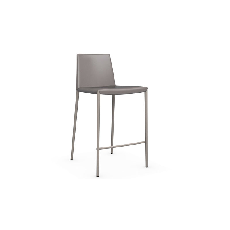 Boheme Upholstered Counter Stool, Matte Taupe