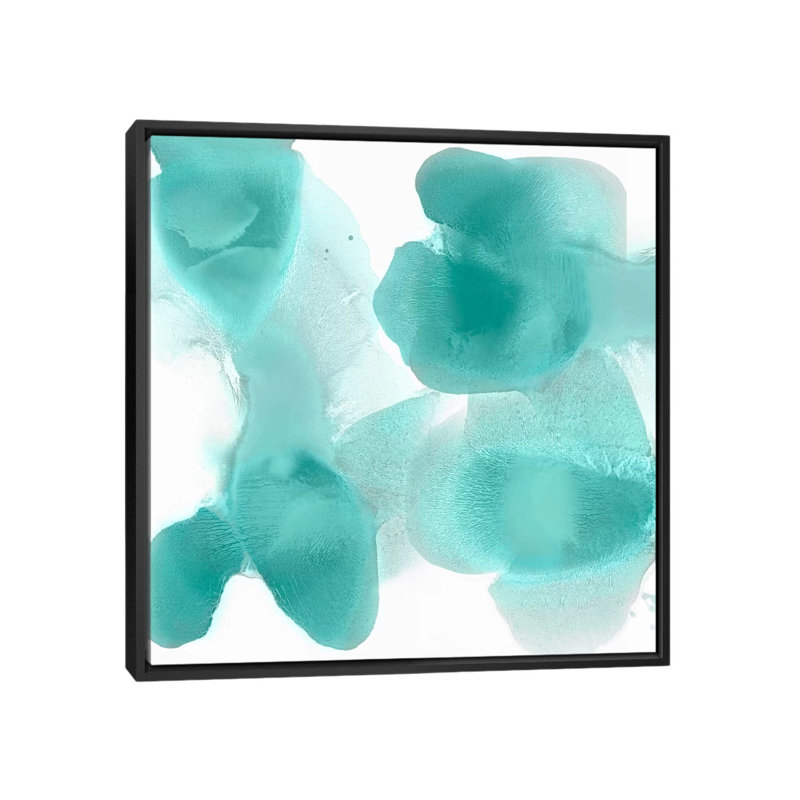 «Dynamic» par Hannah Carlson, impression sur toile tendue sur châssis, H 26 po x l 26 po x P 1,5 po, Toile encadrée noire