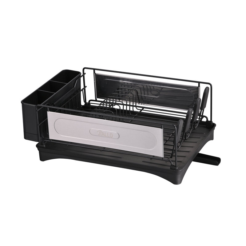 Égouttoir à vaisselle en acier inoxydable, Noir