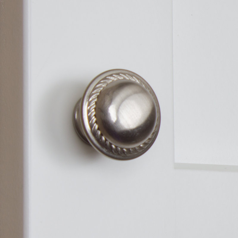 1 1/8" Diameter Mushroom Knob, Satin Nickel
