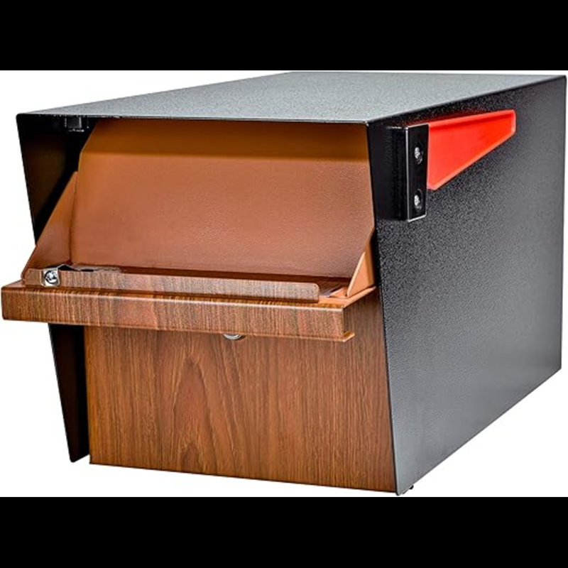 Locking Post Mounted Mailbox