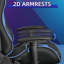 Fauteuil inclinable, ergonomique, pivotant et réglable-1782907203