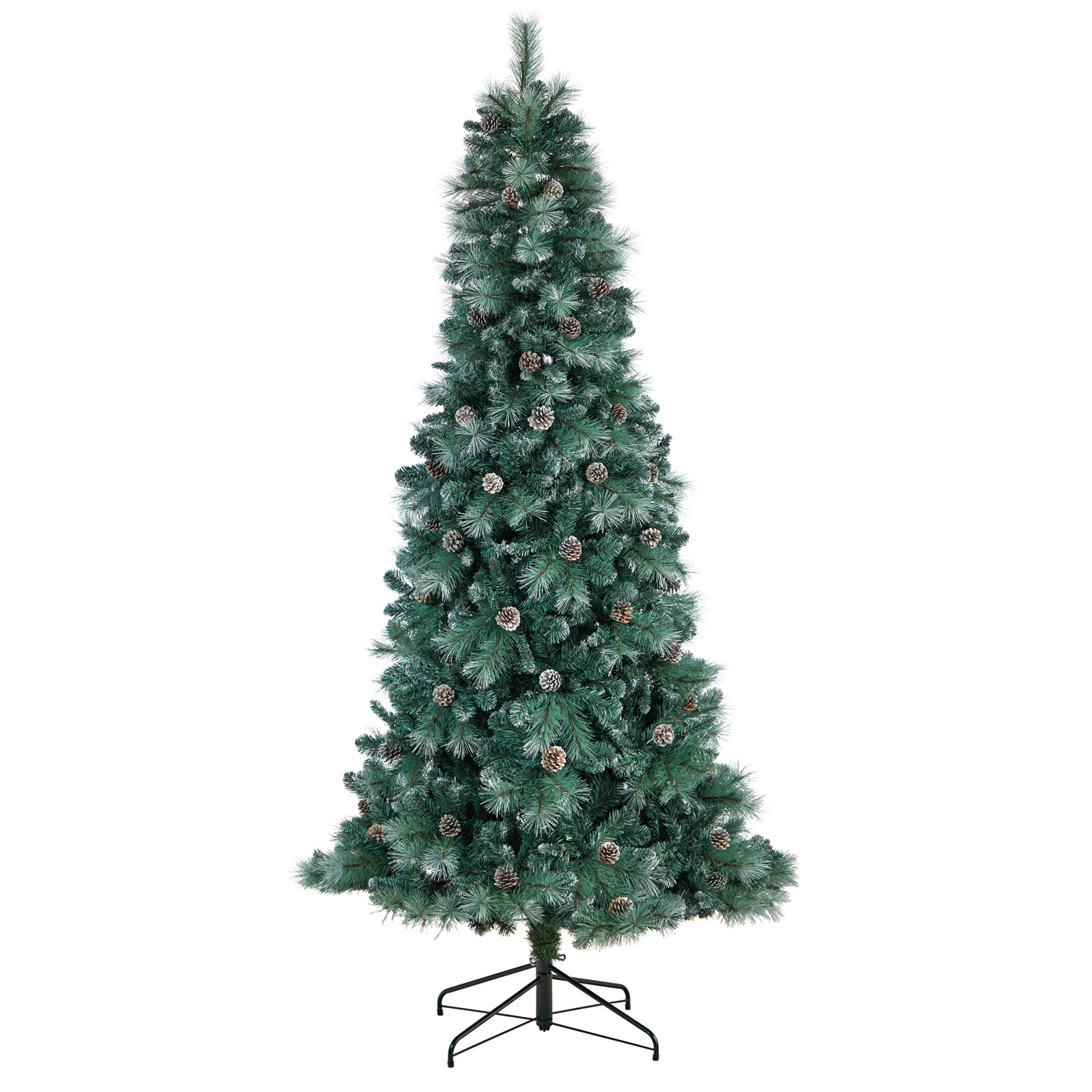 Lighted Artificial Christmas Tree, 8' H
