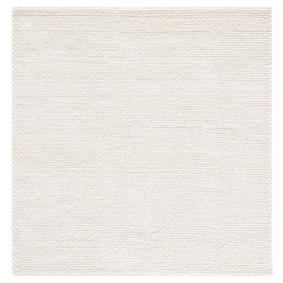 Carisbrooke Lauren Ralph Lauren Hand Woven Wool/Cotton Solid Color Rug in Cream