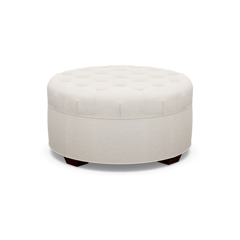 Round Ottoman, Walnut, 3906-73