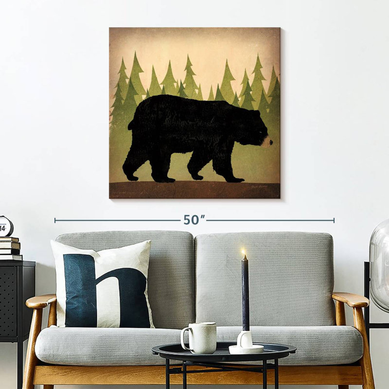 «Brampt Take a Hike Bear» sans mots, H 30 po x l 30 po