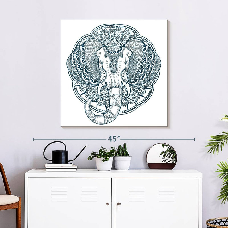 Brampt Graceful Elephant, 30" H x 30" W