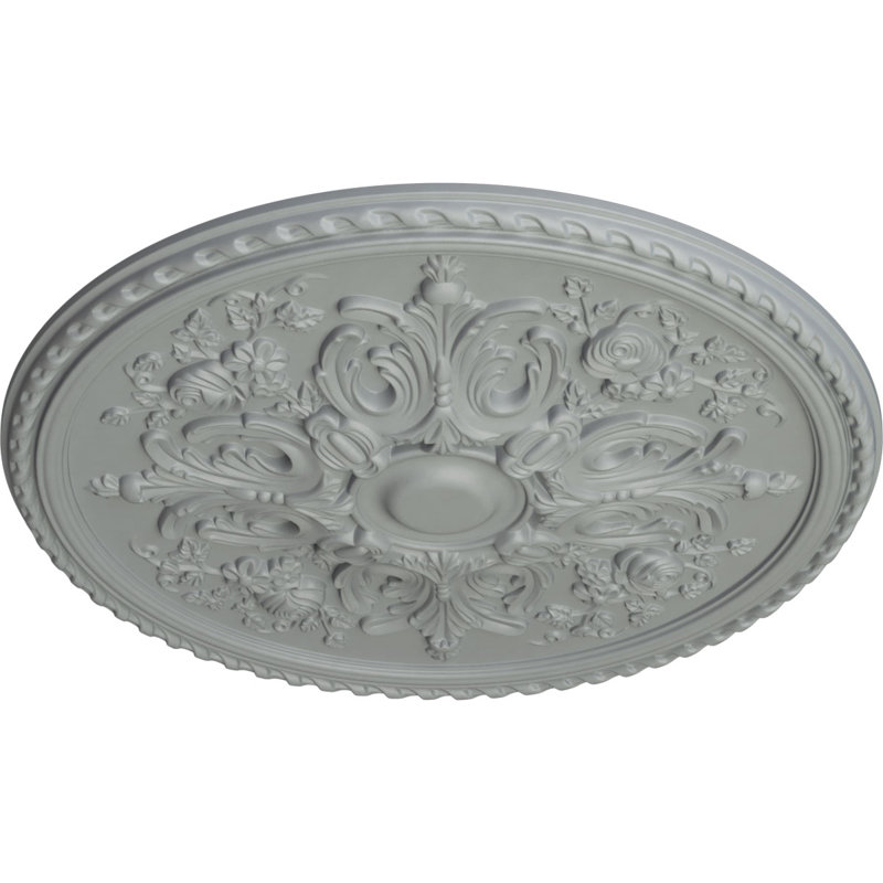 Médaillon de plafond Endurathane Bradford, DO 32 5/8 po x P 2 po (convient aux auvents jusqu'à 6 5/8 po), apprêté en usine