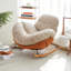 Chaise berçante moderne rembourrée-104438782