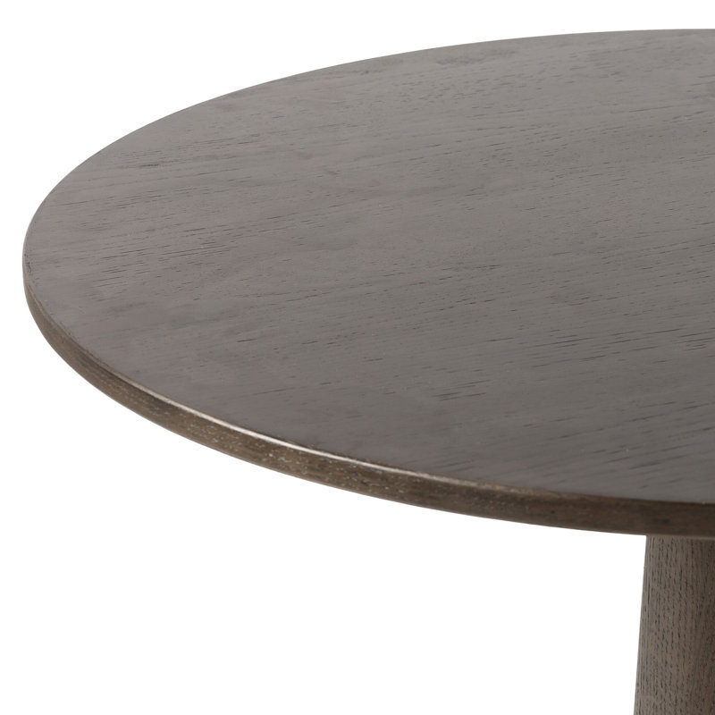 Goetz Bar Table-Brown Oak-Bar, Brown Oak Veneer, 36.5" H x 32" L x 32" W