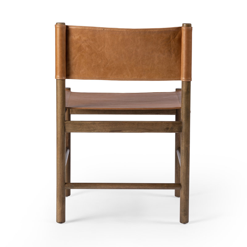 Kena Dining Chair-Vintage Natural, Sonoma Butterscotch Top Grain Leather, Vintage Natural