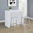 White Engineered Wood Freestanding Home Bar