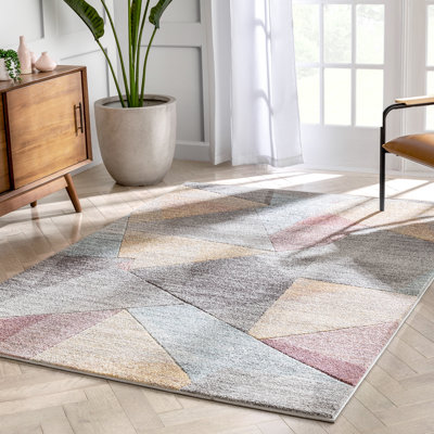 Whoa! Abstract Synthetic Area Rug