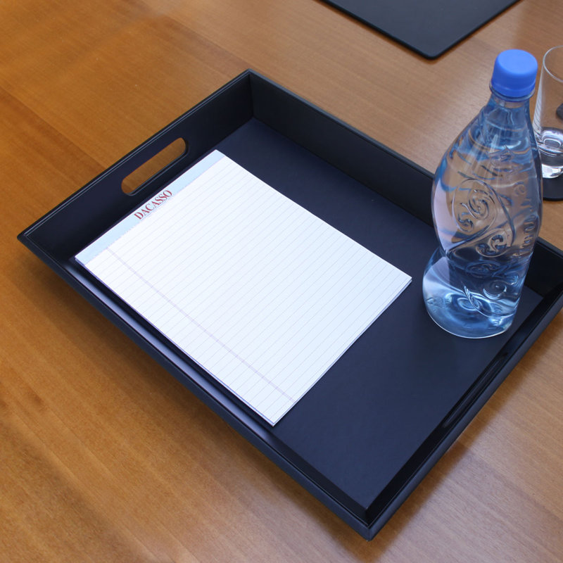 Plateau de service en similicuir Labarge