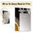 Gold Black Marble Symphony - Abstract Decorative Wall Mirror, Modern Mirror, Printed Metal Art-1505302184