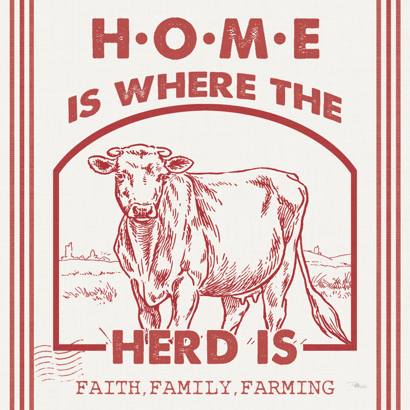 Vintage Farmhouse IV On Canvas Print - Farmhouse wall decor