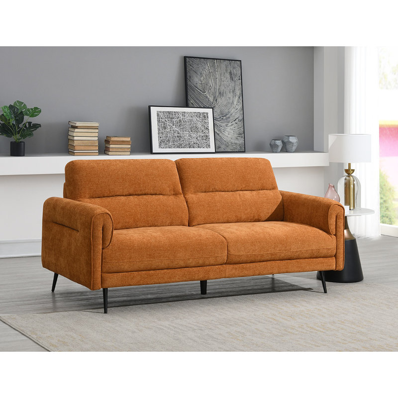 Oakley Contemporary Upholstered Sofa, 3, Green
