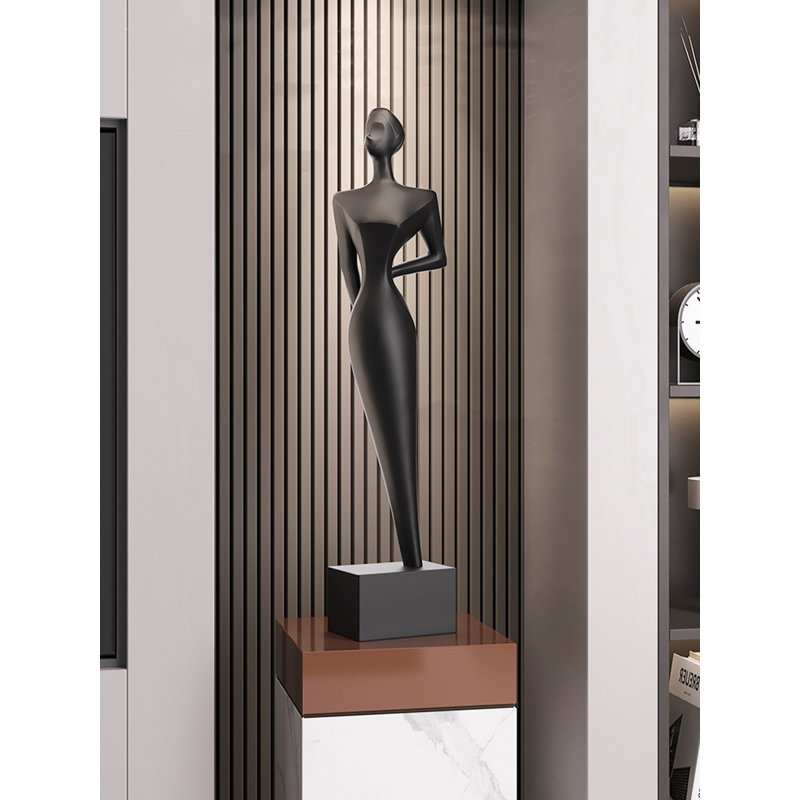 Sculpture abstraite de luxe à figurine abstraite