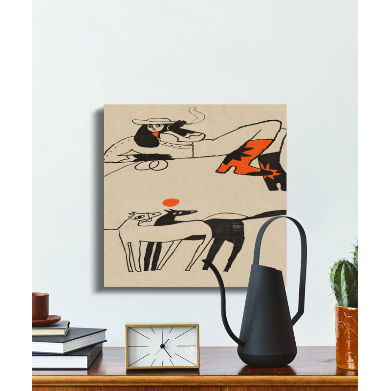 Morman Wrapped Canvas Print Set, 14x14