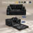 Boneless Convertible Folding Sofa Bed, Sponge Floor Couch with Pillows for Small Space Living Room Bedroom, No-Assembly Required-862164365-862164361