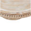 Mango wood cake stand with glass dome