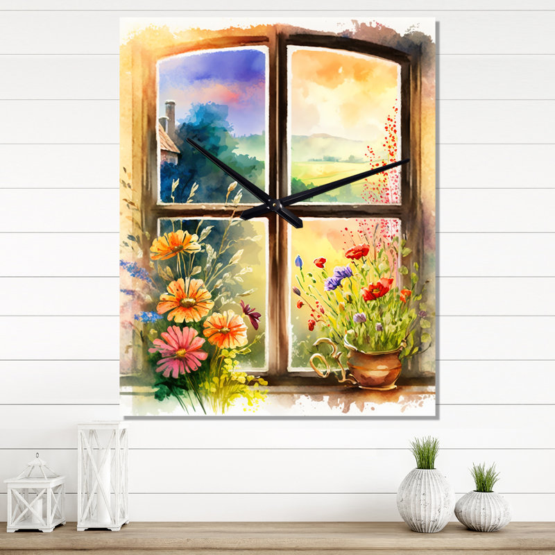 Horloge murale Janeshwar, H 40 po x l 30 po x P 1 po