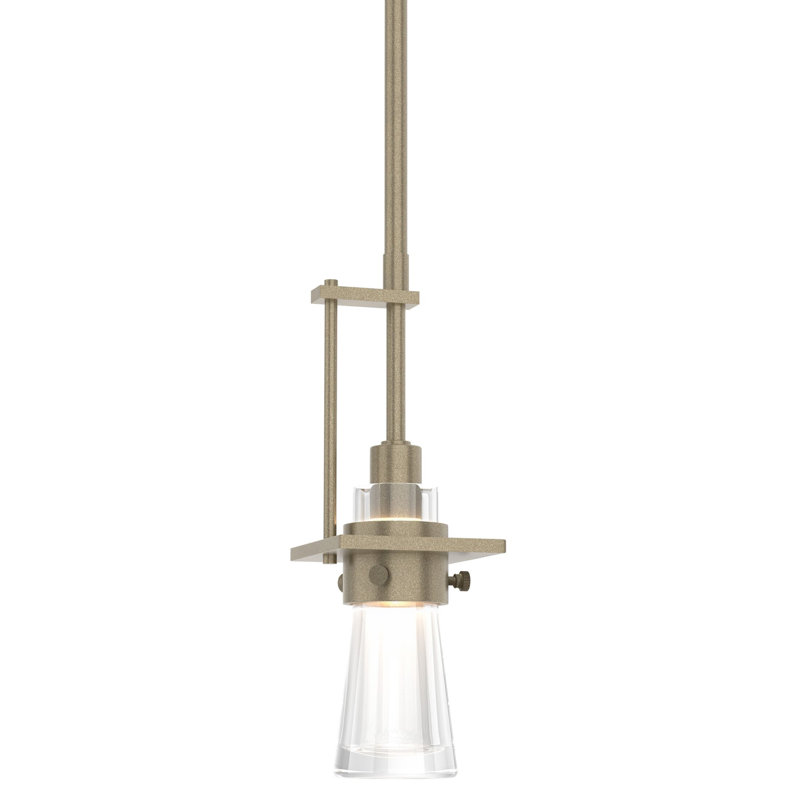 Erlenmeyer Mini Pendant, Soft Gold, Large: 16" - 61"