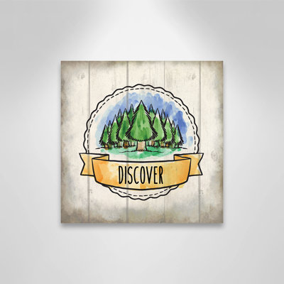 Adventure is out There 3' Canvas Art