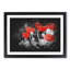 Red Poppy Field - Picture Frame Graphic Art Print-56876483-56876491