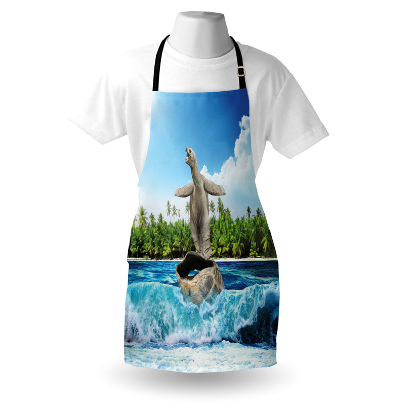 No Pattern Bib Apron