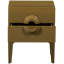 Merge 44cm W Solid Wood Bedside Table