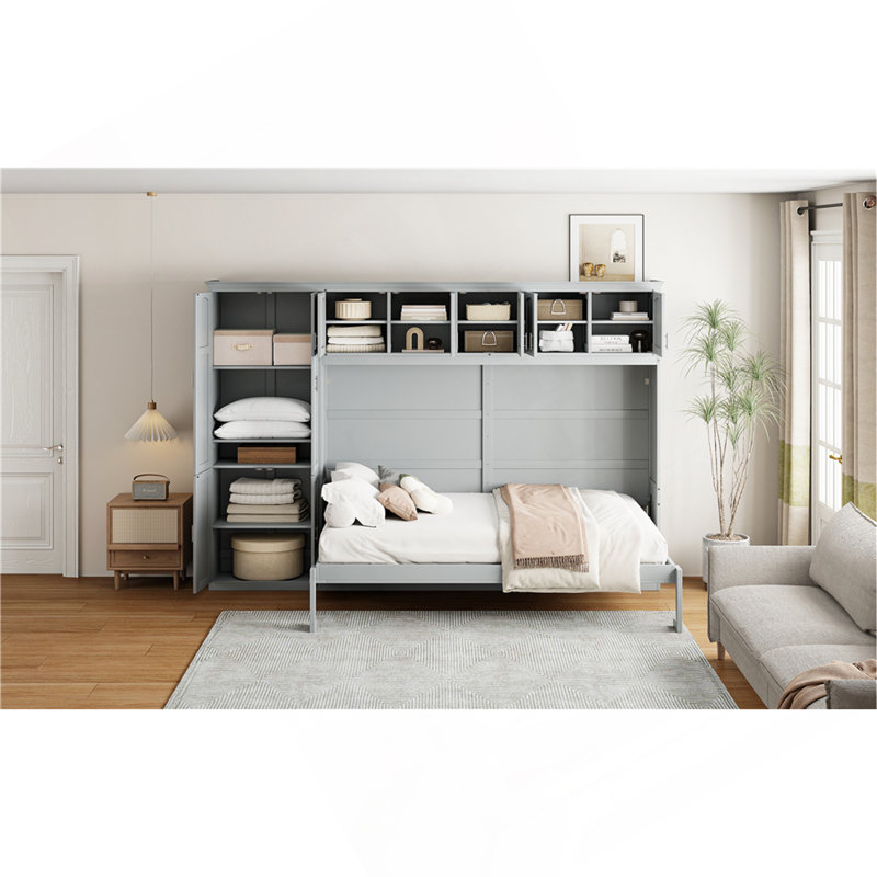 Murphy Bed Wall Bed With Cabinets