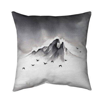 Mountain Peak Pillow | Landscapes Mountains Bedroom Decor