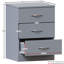 Maybery 3 Piece Bedroom Set (3 Drawer Bedside Chest, 5 Drawer Chest, 3 Door Wardrobe), (5)-782513609