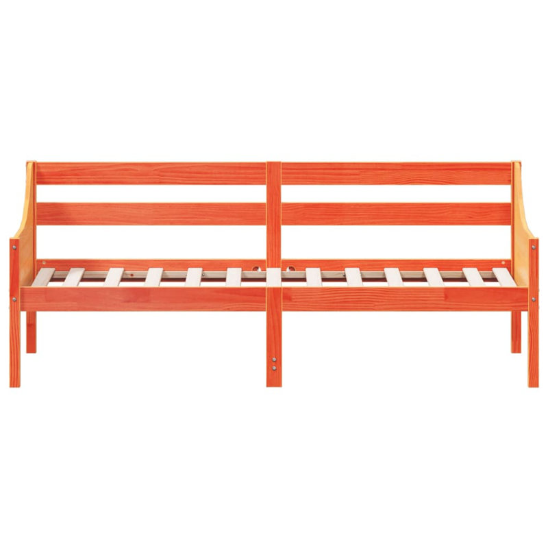 Aribelle Solid Wood Daybed, Wax Brown, Single (3')