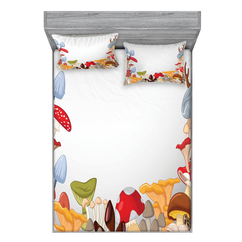 Microfiber Sheet Set, Full Sheet Set with Fitted Sheet