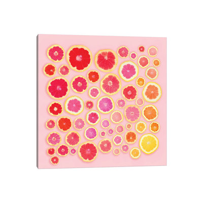 «Pink Slices» par Erin Summer, impression sur toile tendue