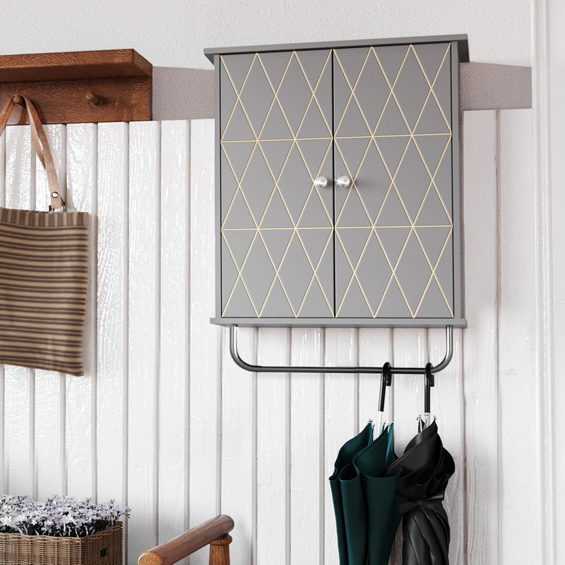 Mema Bathroom Cabinet, Gray
