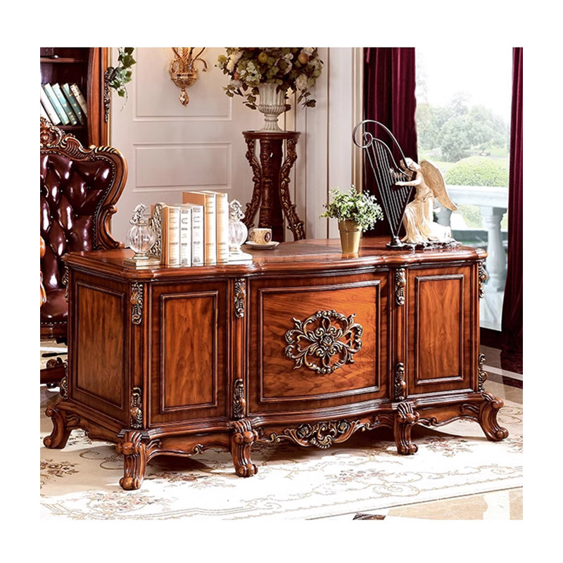 Bureau en bois massif American Classic, H 30,71 po x l 70,87 po x P 31,5 po