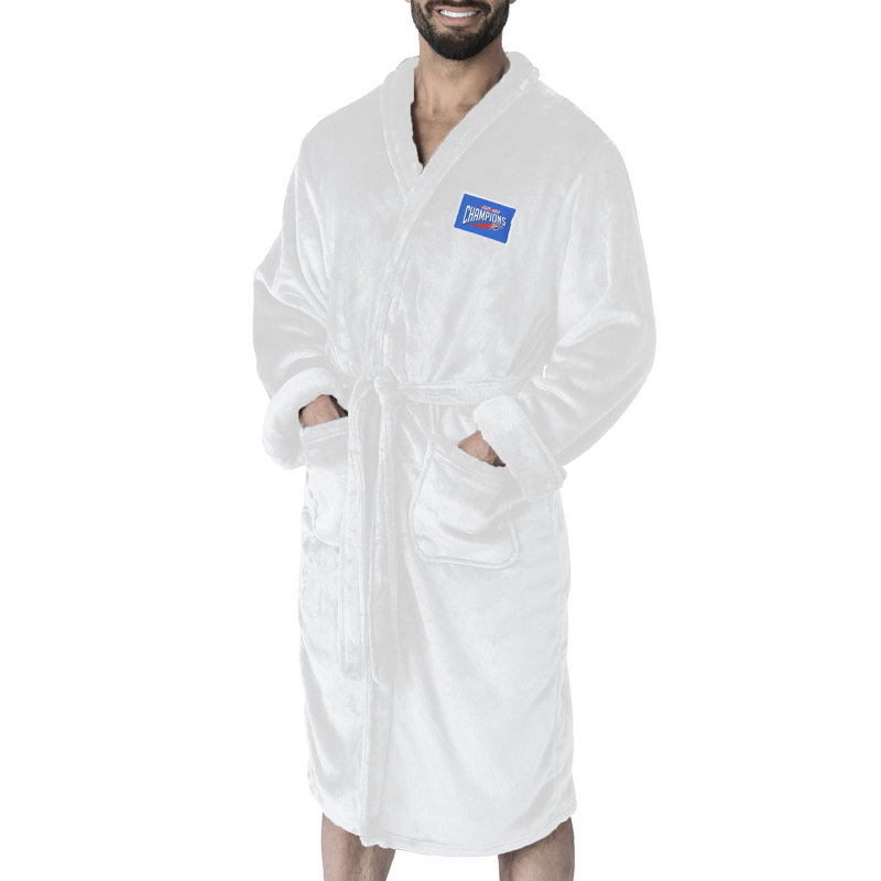NBA Oklahoma City Thunder Champs - Jupe en soie blanche L / XL - Robe longue NBA pour la maison ou le dortoir, L, Blanc