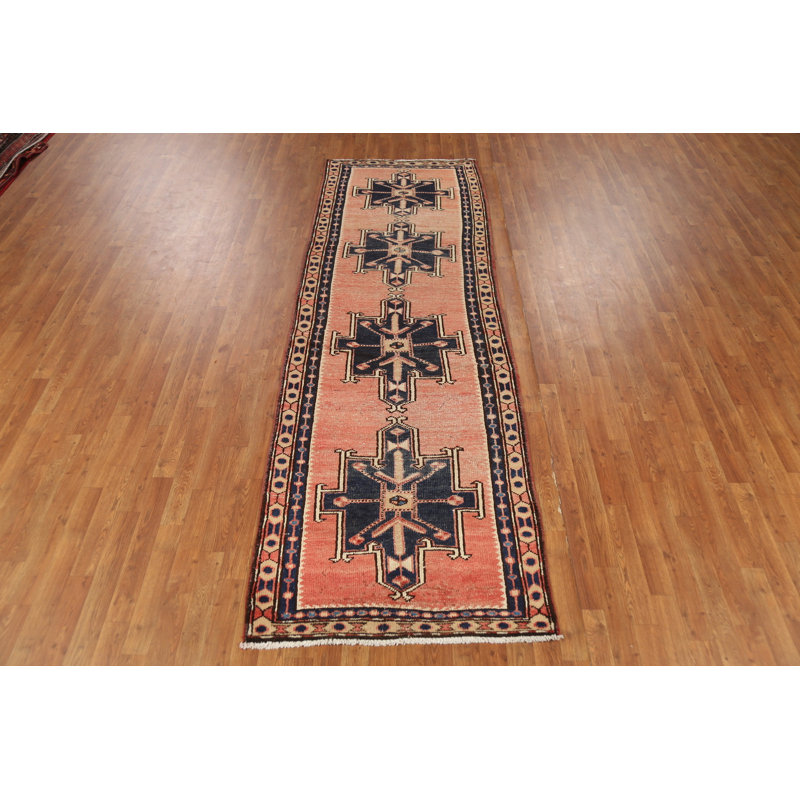 Tapis de couloir géométrique traditionnel 3 x 10