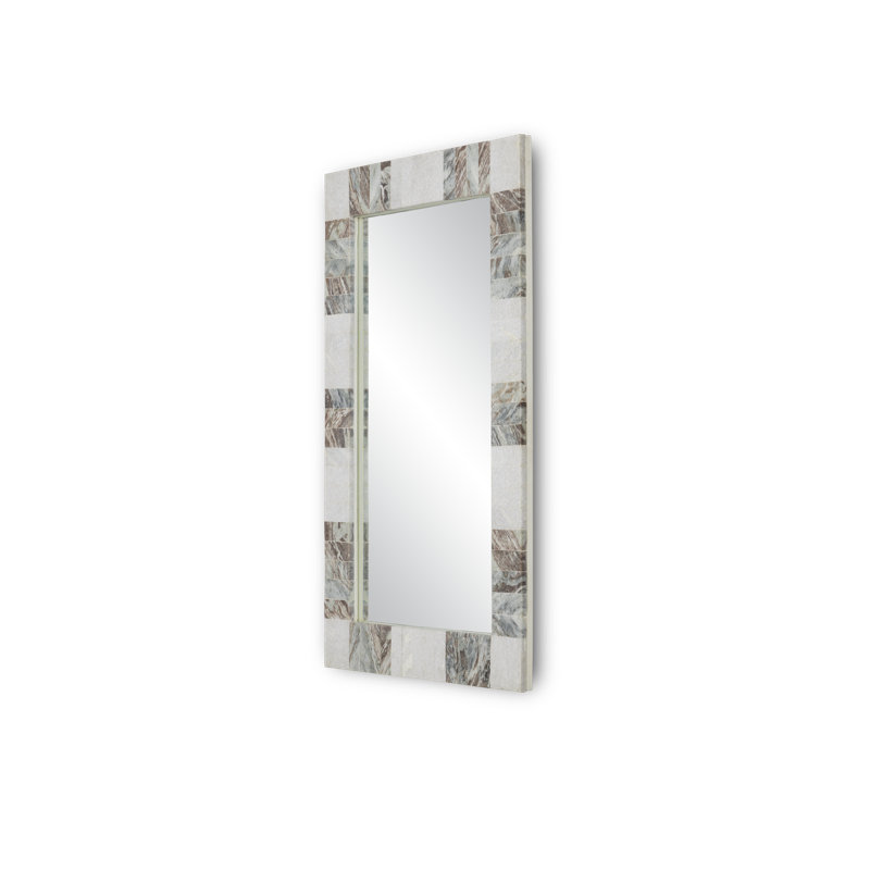 Elena Rectangle Marble Wall Mirror