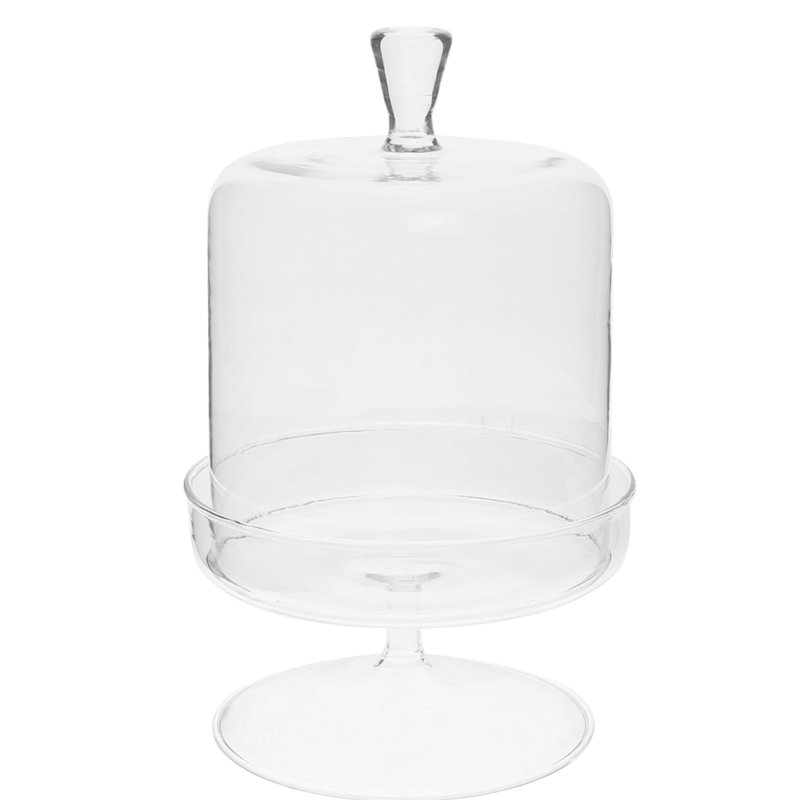 Réservoir de cuisine en verre et dôme