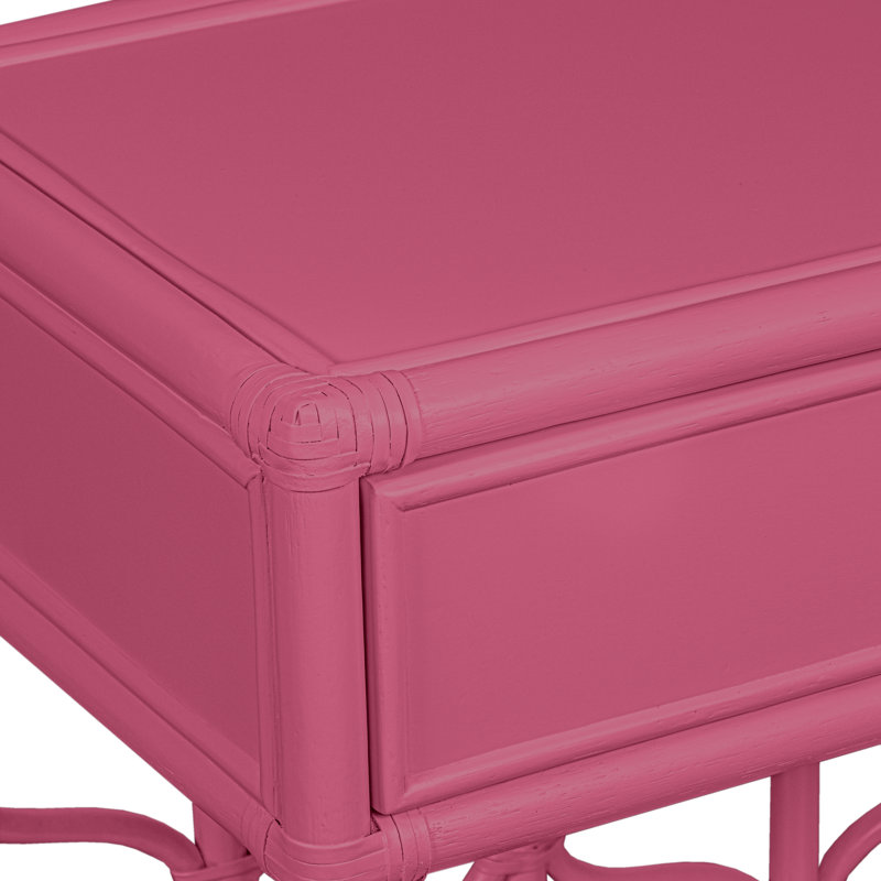 Ivy 1 - Drawer Nightstand, Hot Pink
