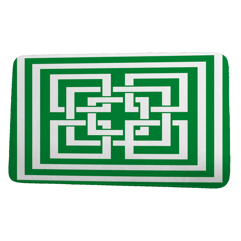 Tapis de bain Elise, l 21 po x L 34 po, Vert