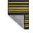 Machine Washable Horizontal Stripes Gray Area Rug-803192656