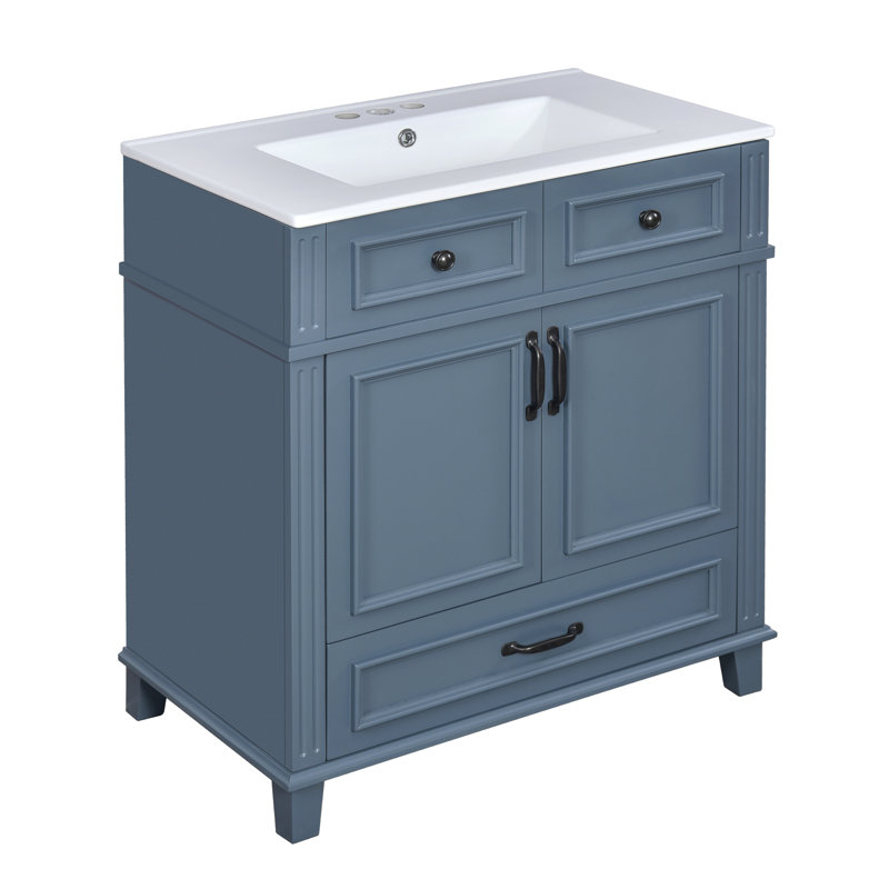 Lavabo en céramique rétro pour salle de bain