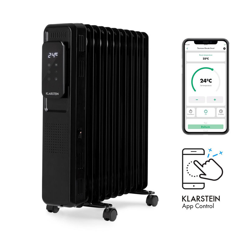 Vertical Standard Radiator, Black