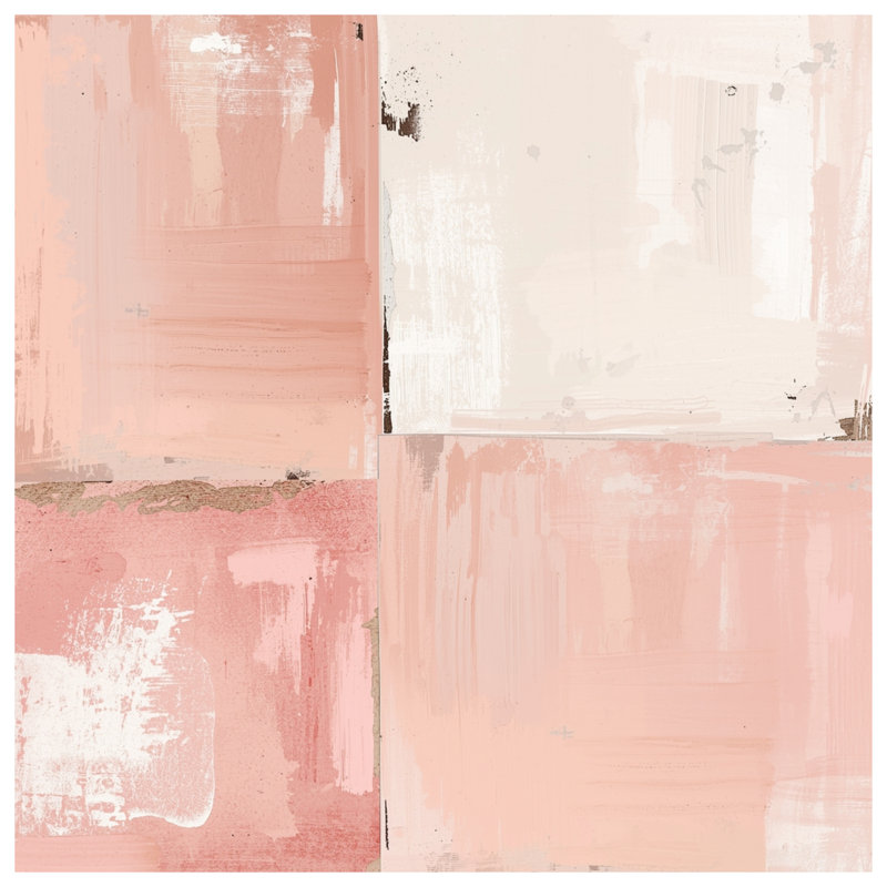 Couvertures abstraites coup de pinceau, L 60 po x H 80 po